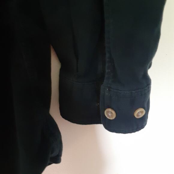 Marlboro Classics Mens Shirt XL Blue Cotton Long Sleeve Button Up - Picture 4 of 8